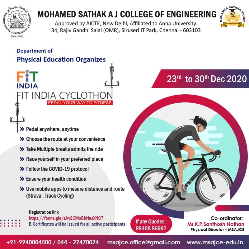 Fit India Cyclothon